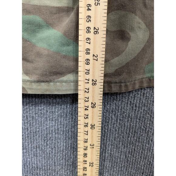 VTG BDU Cold Weather Top Mens Small Regular Woodland Camo Army 72nd FA Patch - Picture 8 of 11